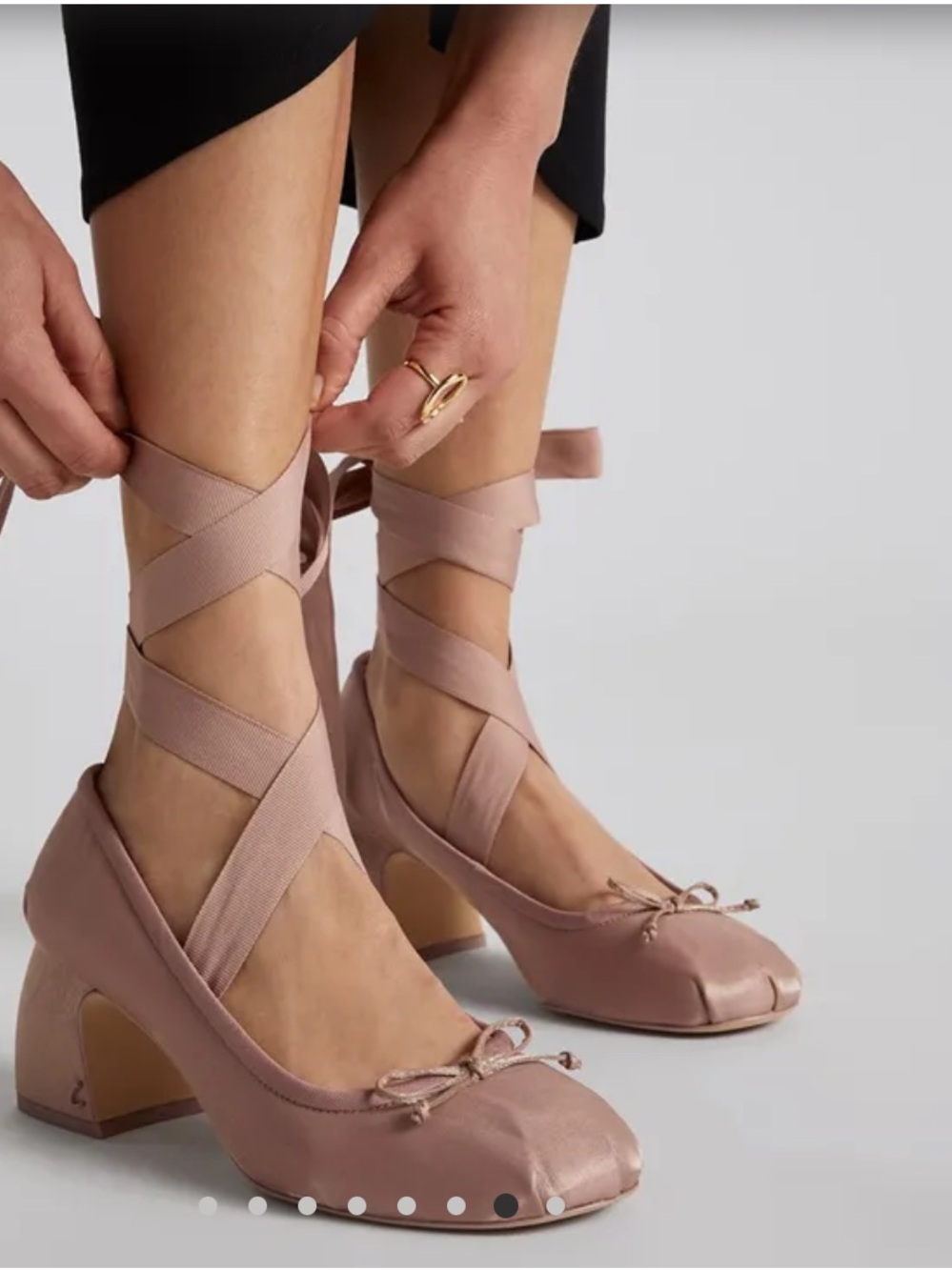 Della Wrap Up Block Heel Ballet Circus NY by Sam Edelman - Picture 5 of 13